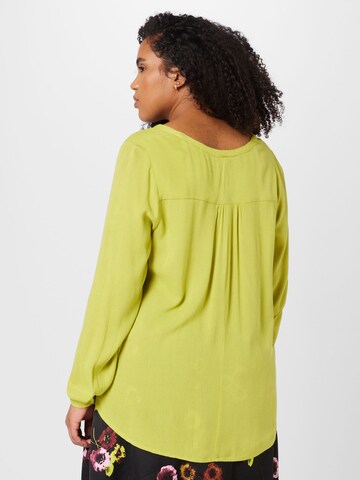 KAFFE CURVE Blouse 'Ami' in Green