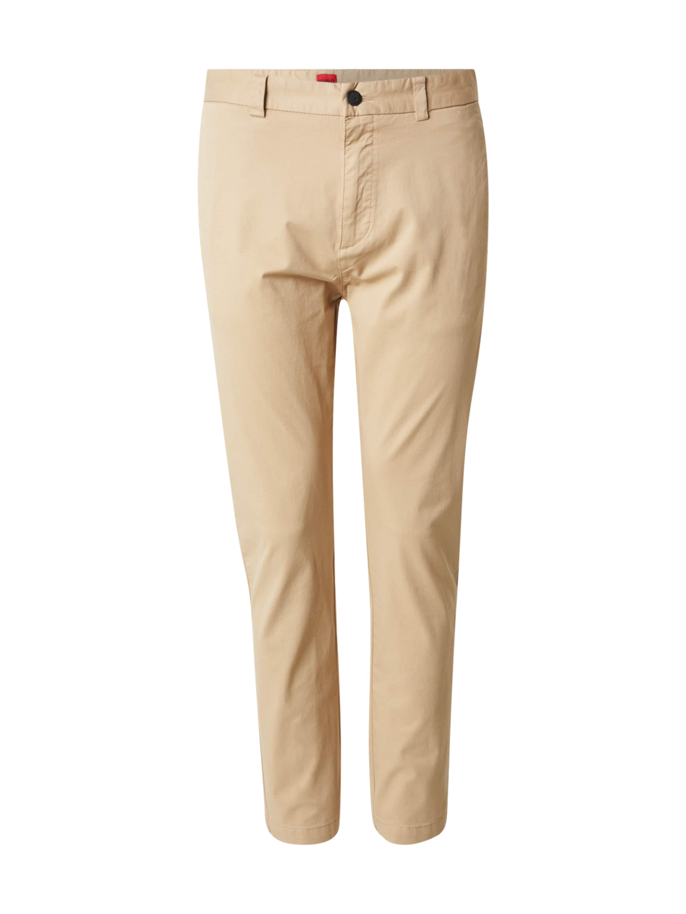 HUGO Slimfit Chino kalhoty 'David251D' – béžová: přední strana