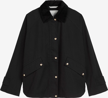 Marc O'Polo Tussenjas 'Vintage-Vibe' in Zwart: voorkant