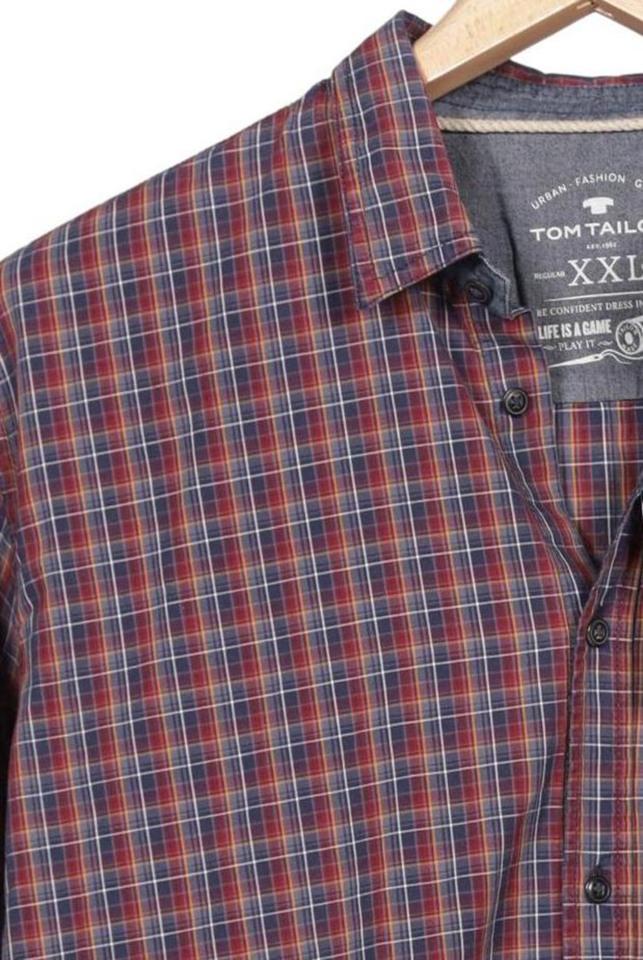 TOM TAILOR Button Up Shirt in XXL in Mixed colors