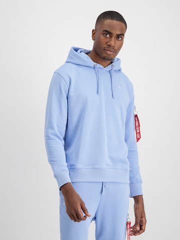 ALPHA INDUSTRIES Sweatshirt 'X-Fit' in Blau