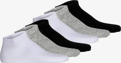 DIESEL Socken in grau / schwarz / weiß, Produktansicht