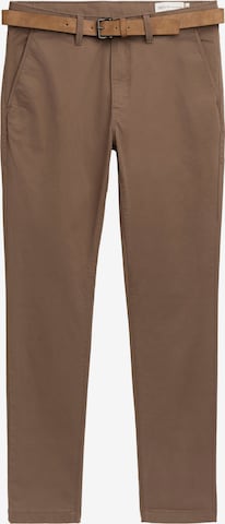 TOM TAILOR DENIM Панталон Chino в кафяво: отпред