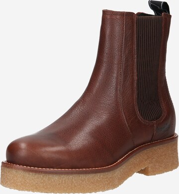 haghe by HUB Chelsea boots 'Faro' in Bruin: voorkant