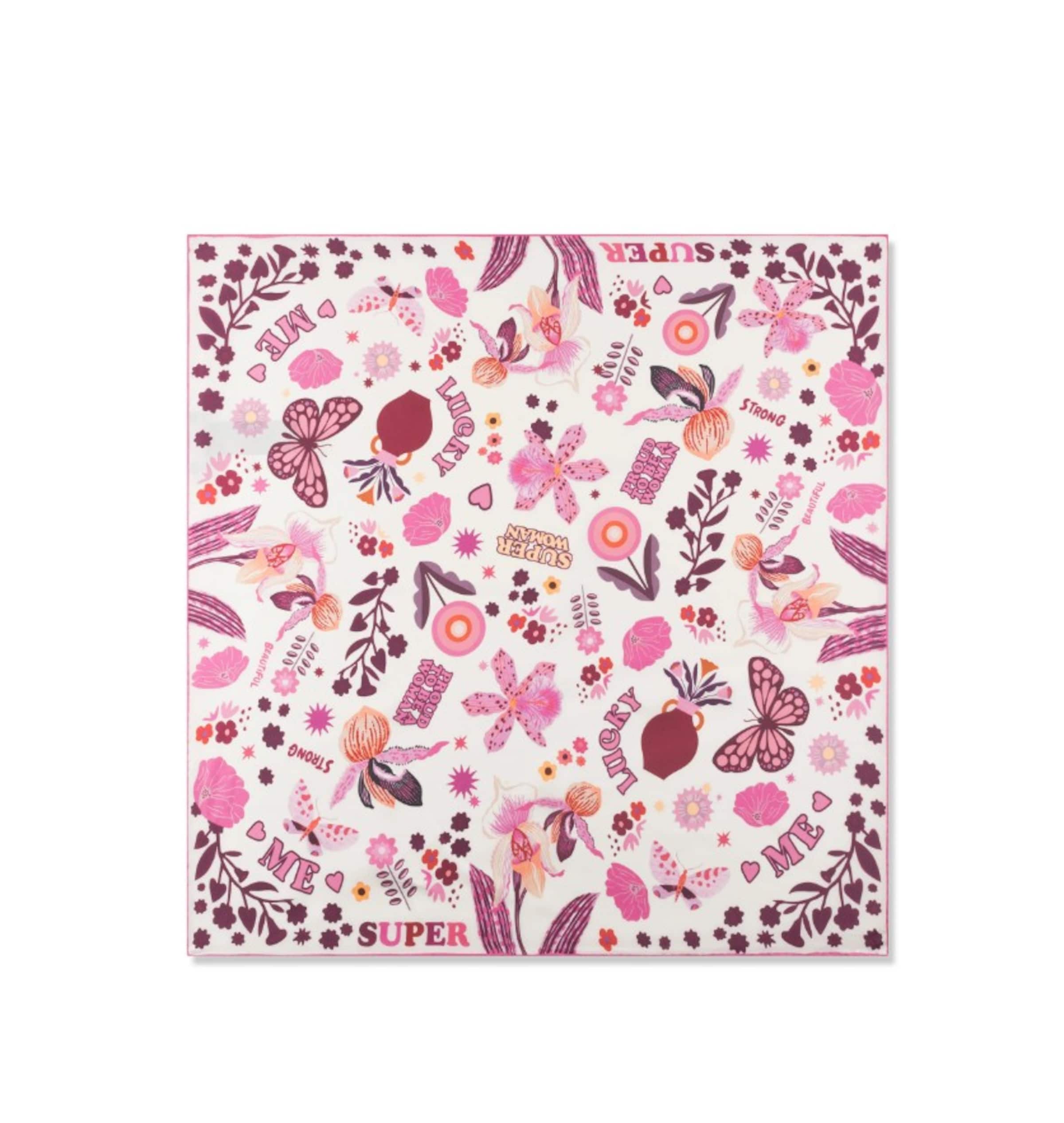 CODELLO Nickituch mit SUPERWOMAN-Motiven in Weiß