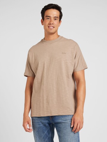 BOSS Shirt in Brown: front