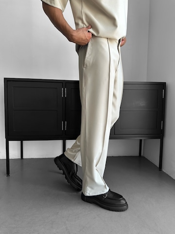 Kleidermafia - Loosefit Pantalón en beige