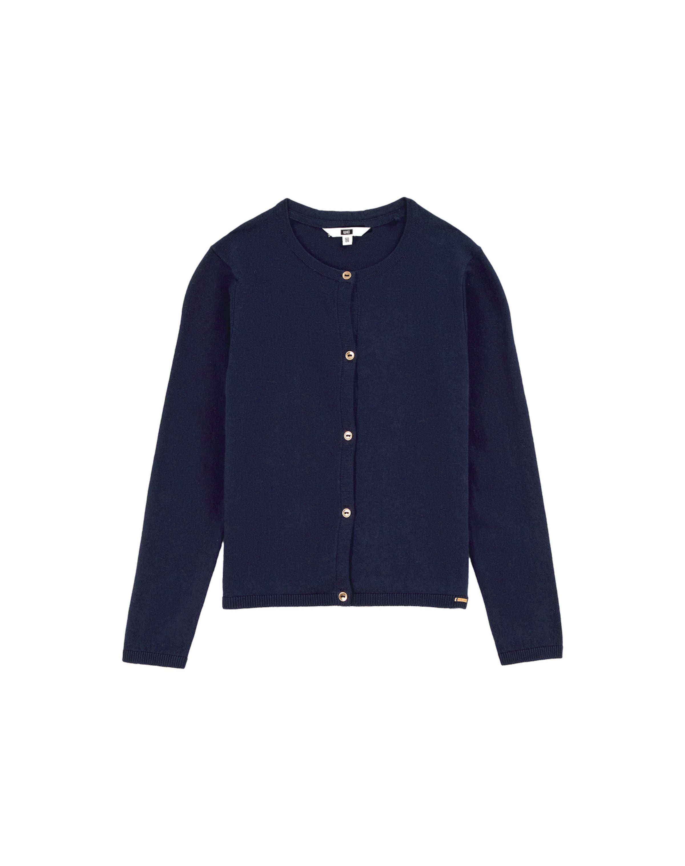 WE Fashion Strickjacke in Blau: Vorderseite