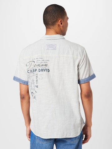 CAMP DAVID Regular Fit Hemd in Blau