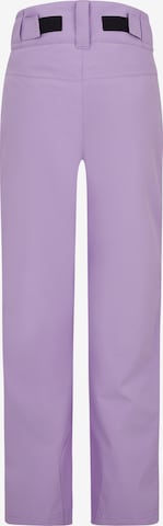 ZIENER Regular Workout Pants 'ALIN' in Purple