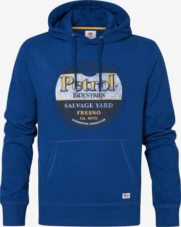 Petrol Industries Sweatshirt in Blauw: voorkant