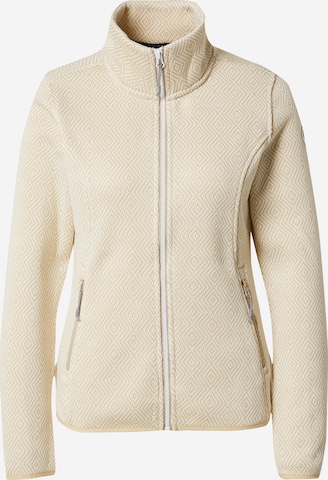 ICEPEAK Fleecejacke 'AIKES' in Beige: predná strana