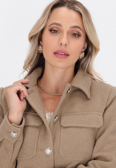 Giacca di mezza stagione faina di colore camello, Visualizzazione prodotti