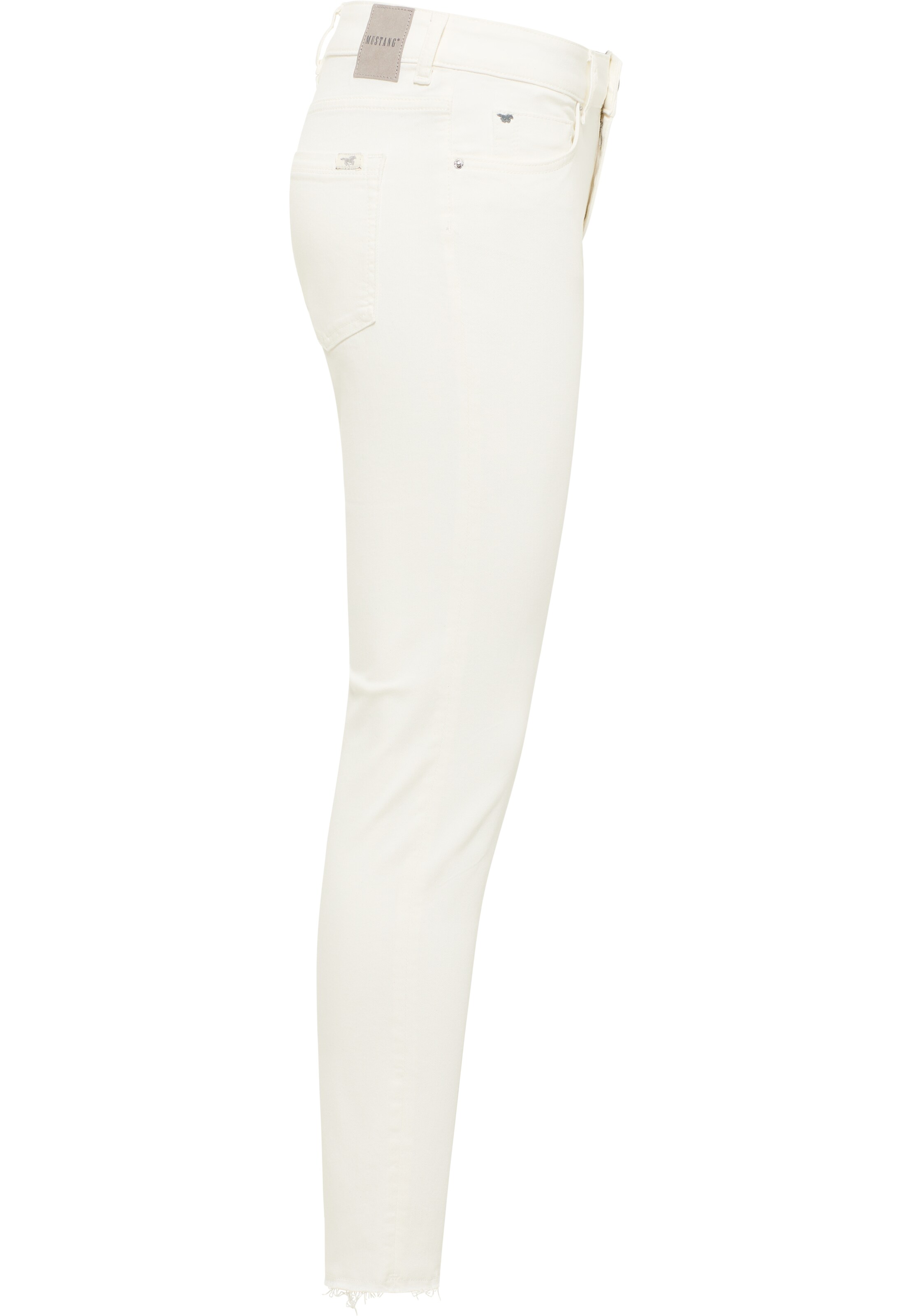MUSTANG Skinny Trousers 'SHELBY' in White