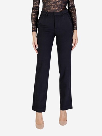 Bootcut Pantaloni 'ONLRAFFY-YO LIFE MID STR TLR NOOS 15265049' di ONLY in nero: frontale