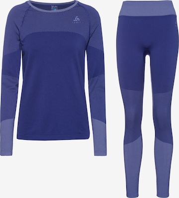 ODLO T-Shirt Thermounterwäsche in Blau: Vorderseite