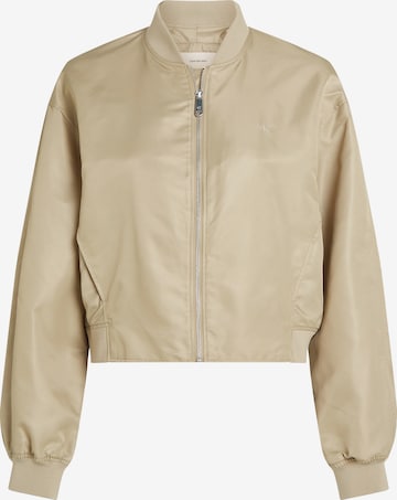Calvin Klein Jeans Демисезонная куртка 'HERO' в Бежевый: спереди