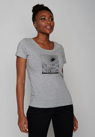 GREENBOMB Shirt 'Nature Buddies' in Grey