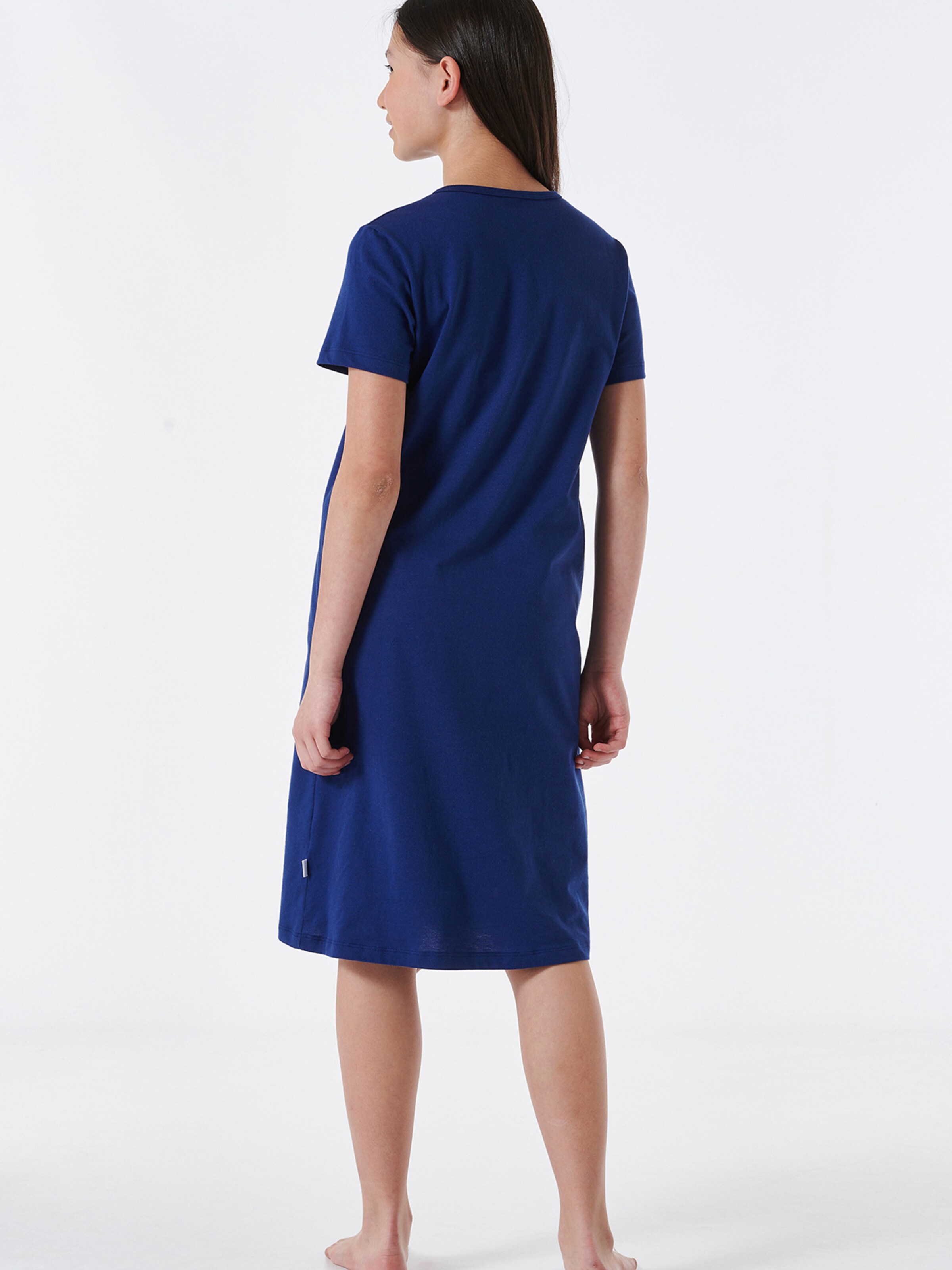 SCHIESSER Nightgown ' Horse World ' in Blue