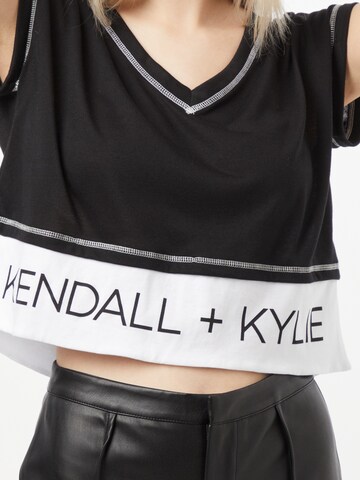 KENDALL + KYLIE Shirt in Zwart