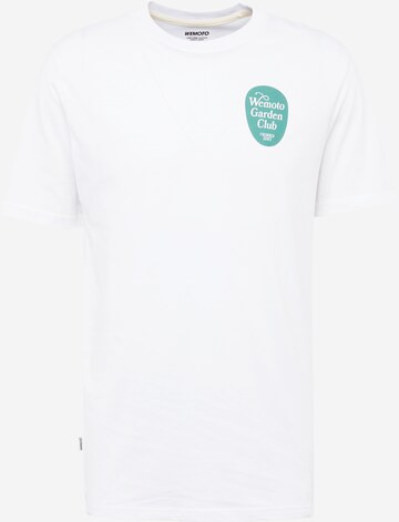 Wemoto T-shirt 'Garden Club' i vit: framsida