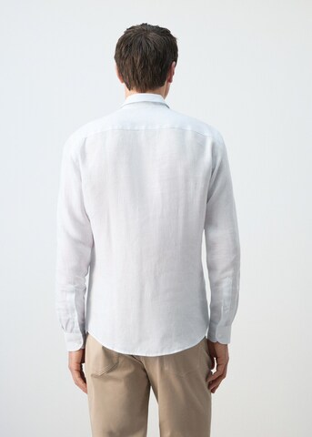 MANGO MAN Regular fit Button Up Shirt 'Parrotr' in Blue