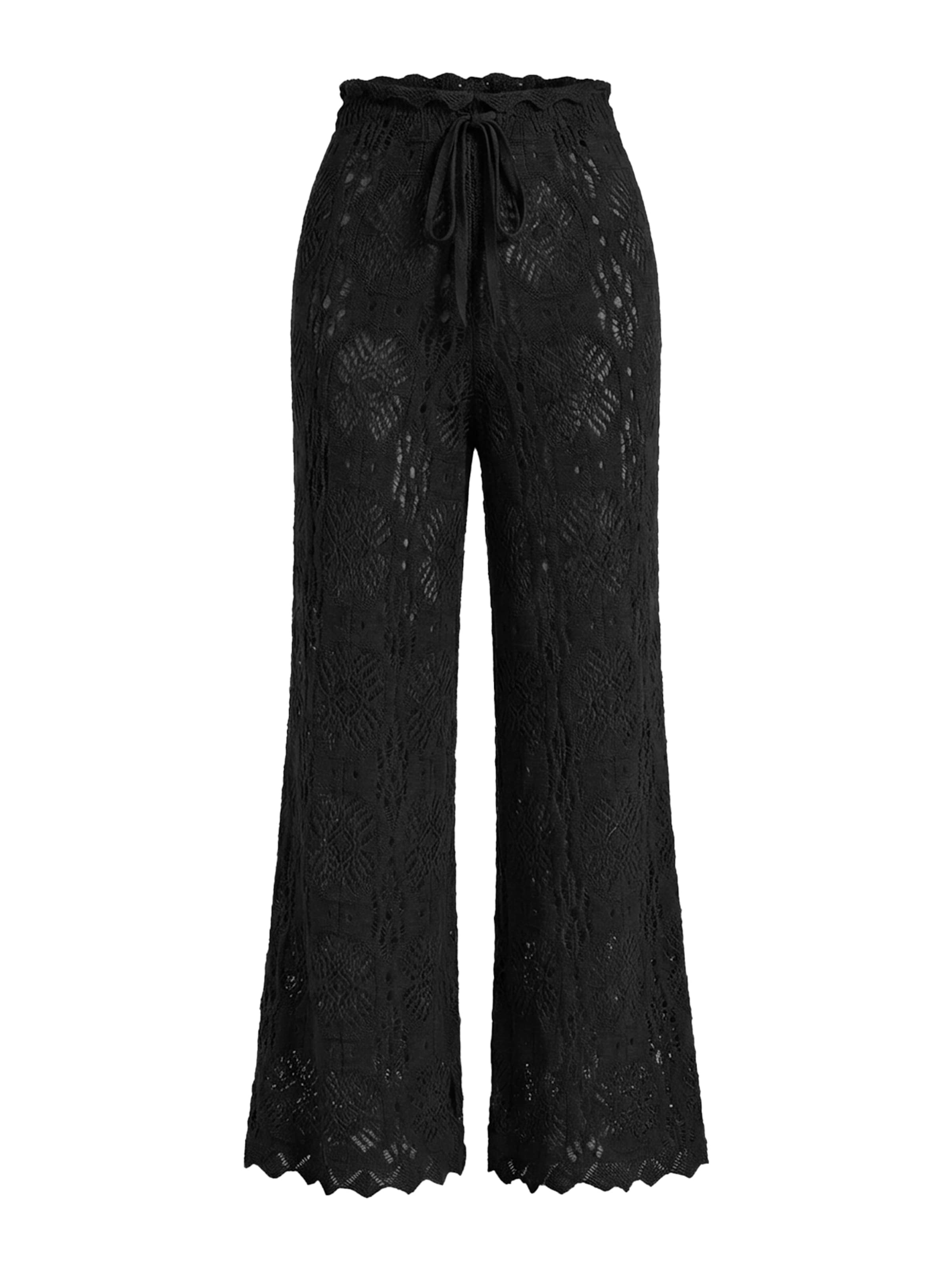 Imily Bela Wide leg Trousers in Black
