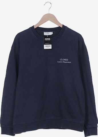 Closed Sweater L in Blau: Vorderseite