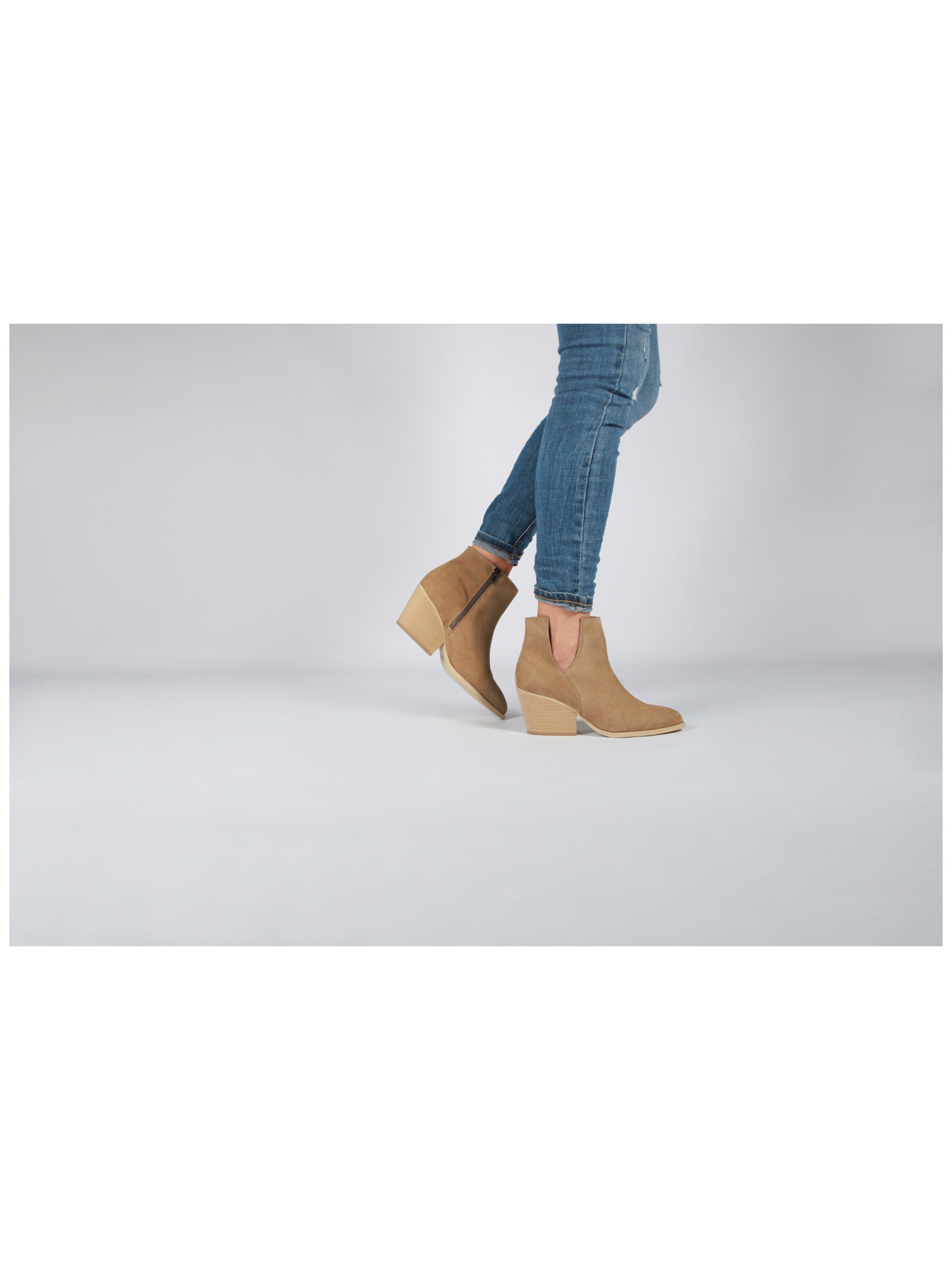 BLACKSTONE Ankelboots 'ABBY' i brun