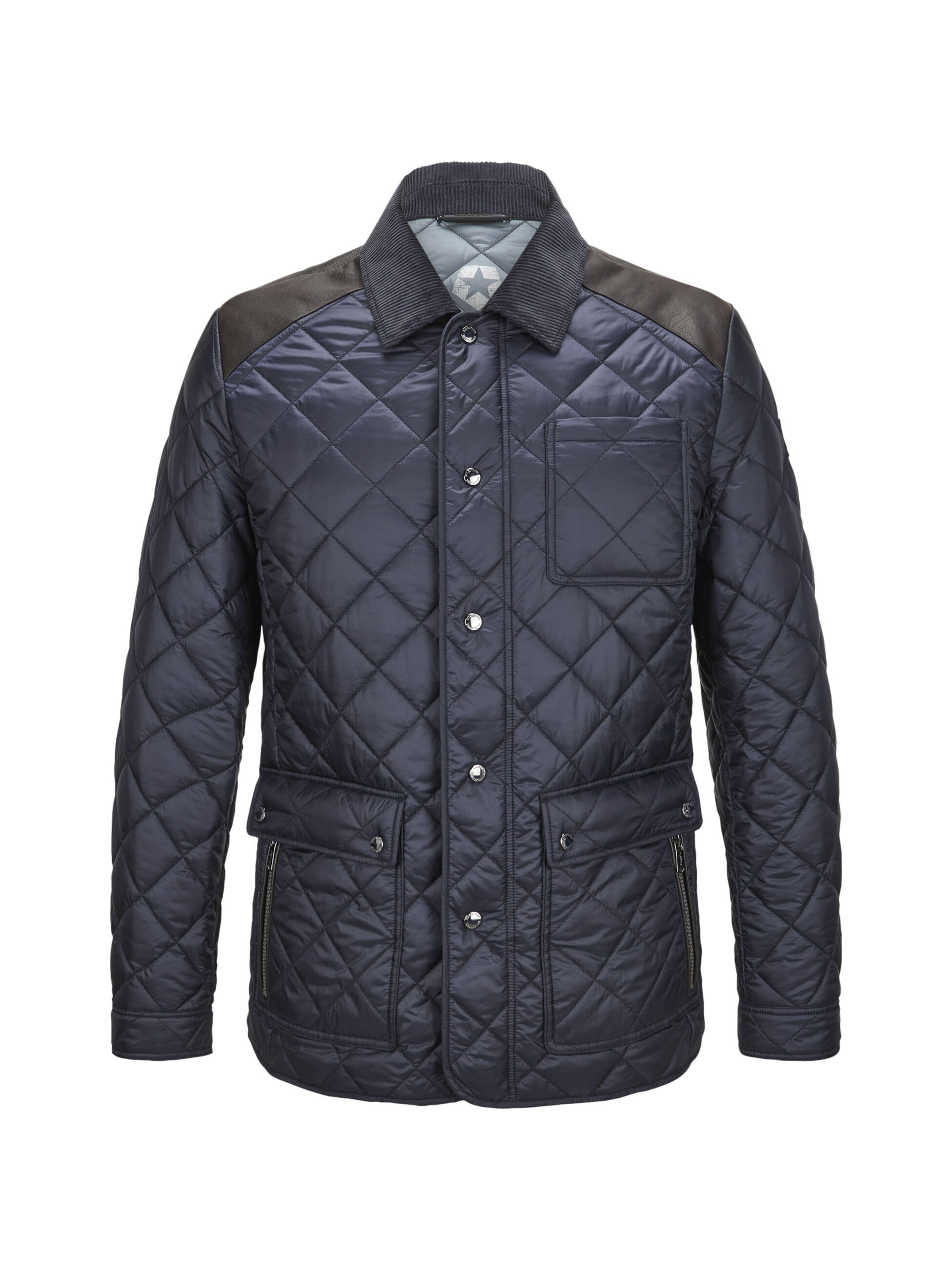 Veste d’hiver 'MSSantos' MILESTONE en bleu : devant