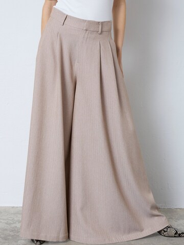 Wide leg Pantaloni 'Marlo' di co'couture in grigio: frontale