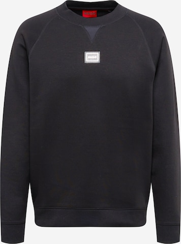 HUGO Red Sweatshirt 'Diombo' in Black: front