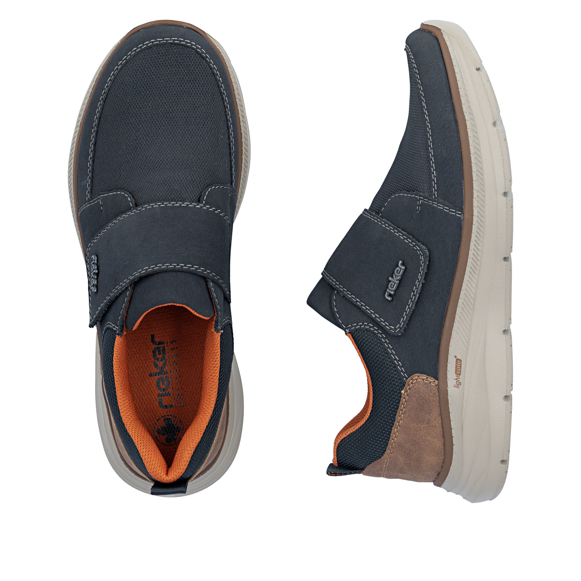 Chaussure à lacets Rieker en bleu