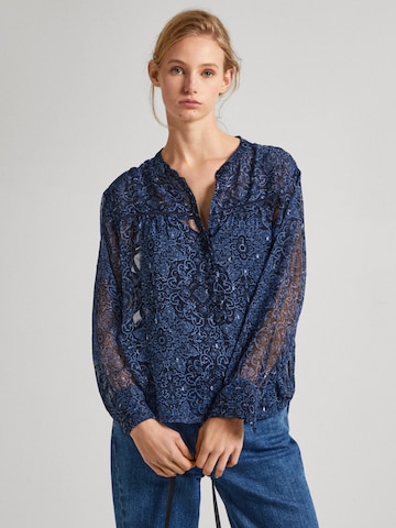 Pepe Jeans Blouse 'CLEMENTINE' in Blue: front