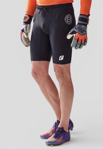 REUSCH Slimfit Sportbroek 'Femur' in Zwart