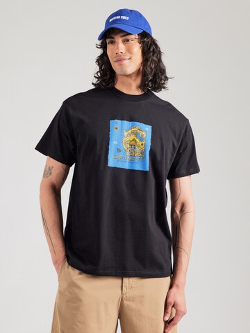 Carhartt WIPMajica 'Old World' - crna boja: prednji dio