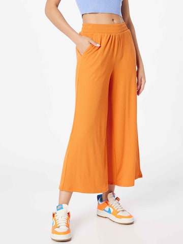 JDYWide Leg/ Široke nogavice Hlače 'FREJA' - narančasta boja: prednji dio