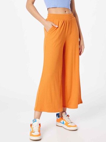 JDY - Perna larga Calças 'FREJA' em laranja: frente