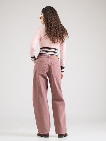 TOPSHOP Barrel Džínsy - Fialová