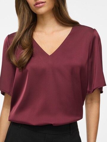 VILA Shirt 'VIENNA RAVENNA' in Bruin