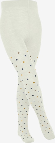 FALKE Tights 'Multidot' in White: front