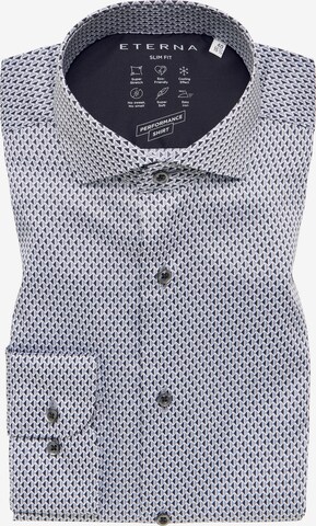 ETERNA Slim fit Button Up Shirt in Grey