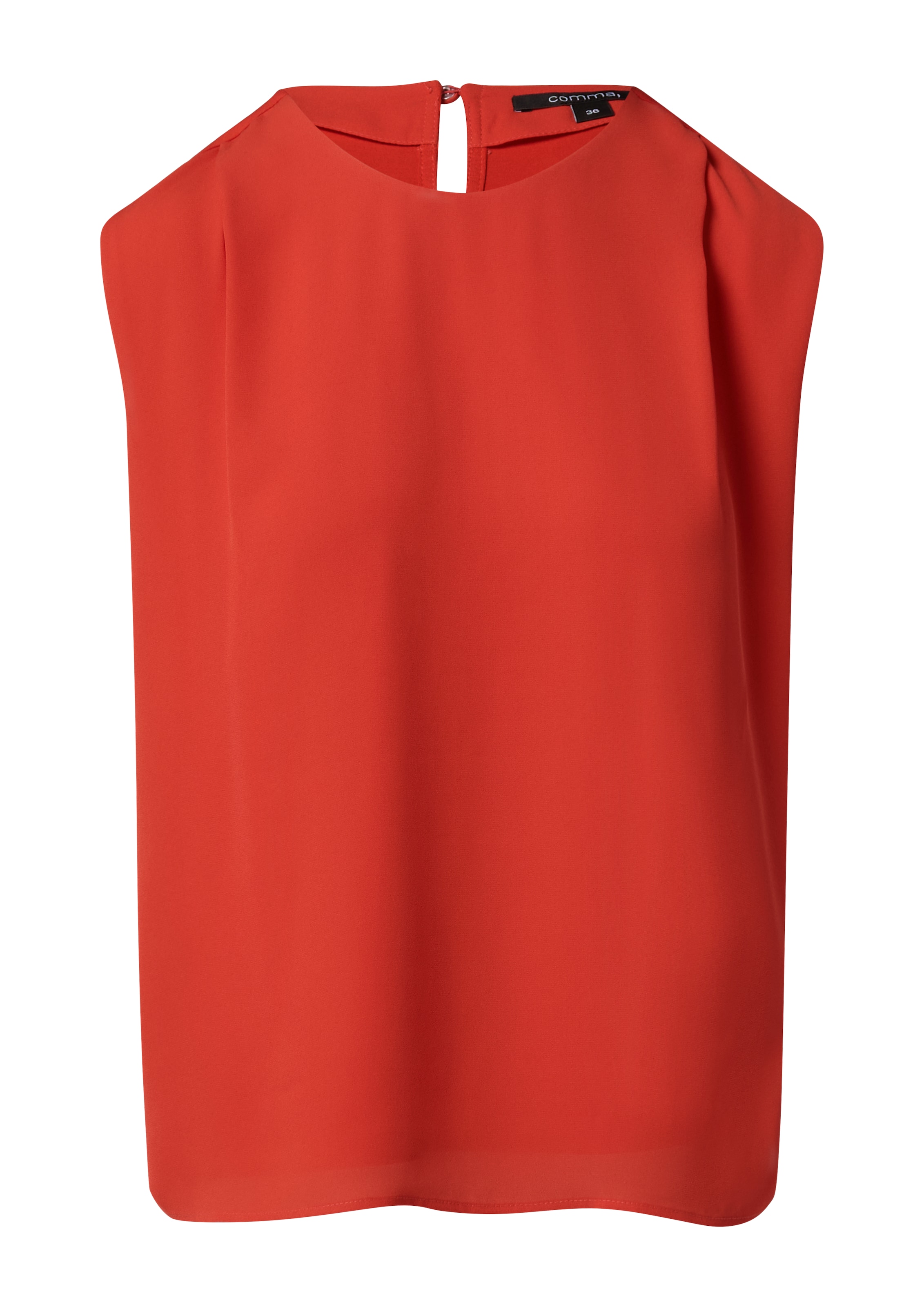 Chemisier COMMA en rouge : devant