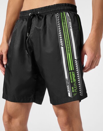 Pantaloncini da bagno di Plein Sport in nero