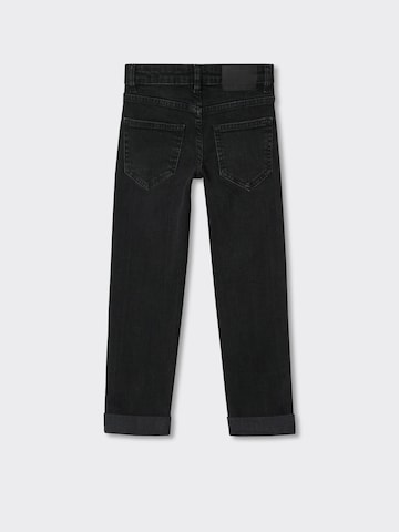 MANGO KIDS Regular Jeans in Schwarz