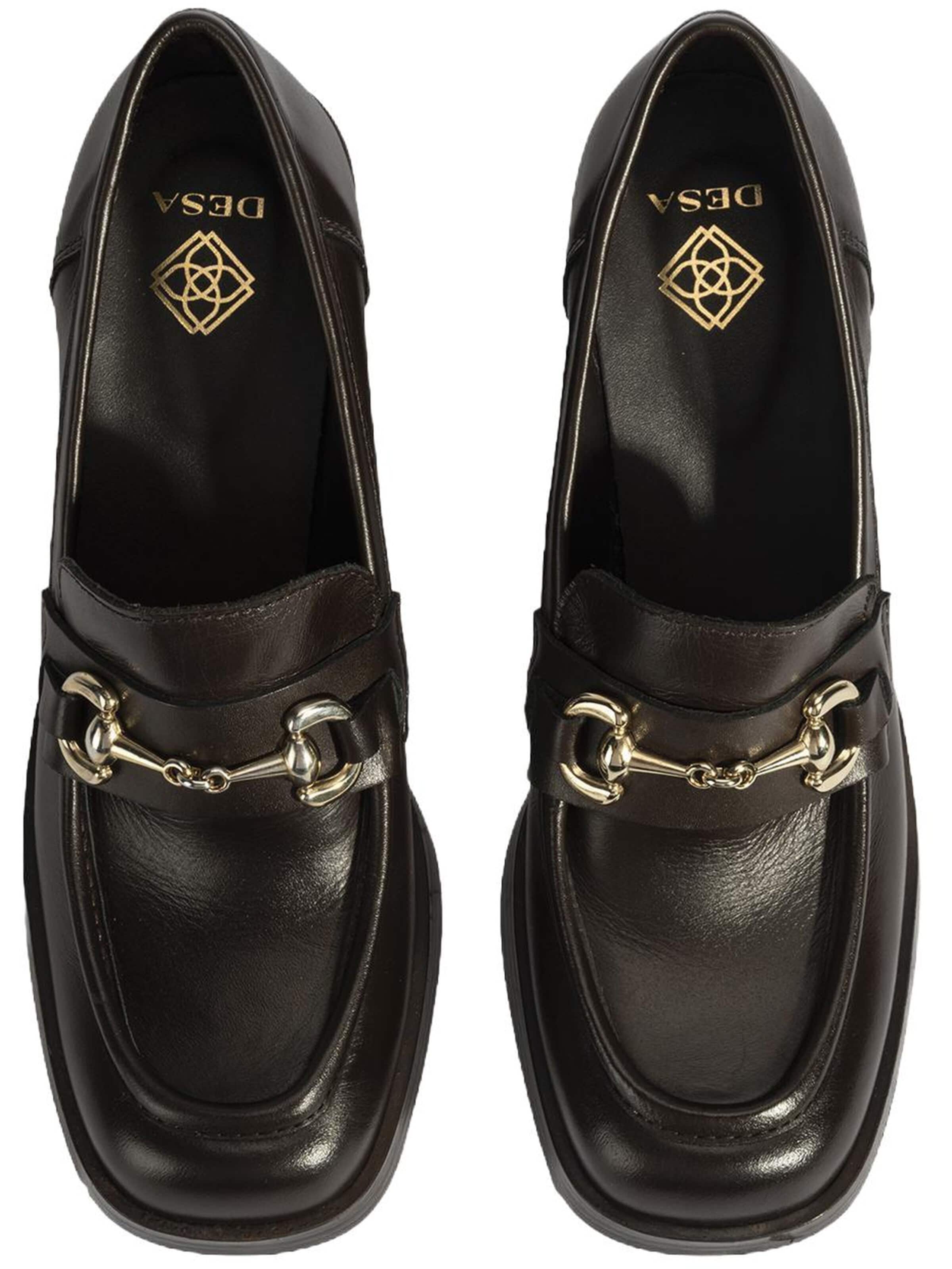 Desa - Mocasines en marrón