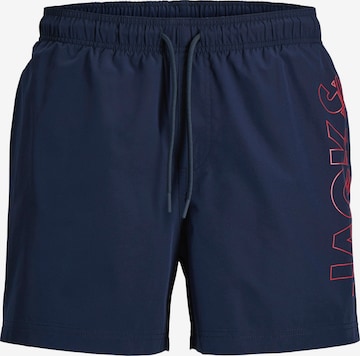 JACK & JONES - Bermudas 'JPSTMAUI' en azul: frente
