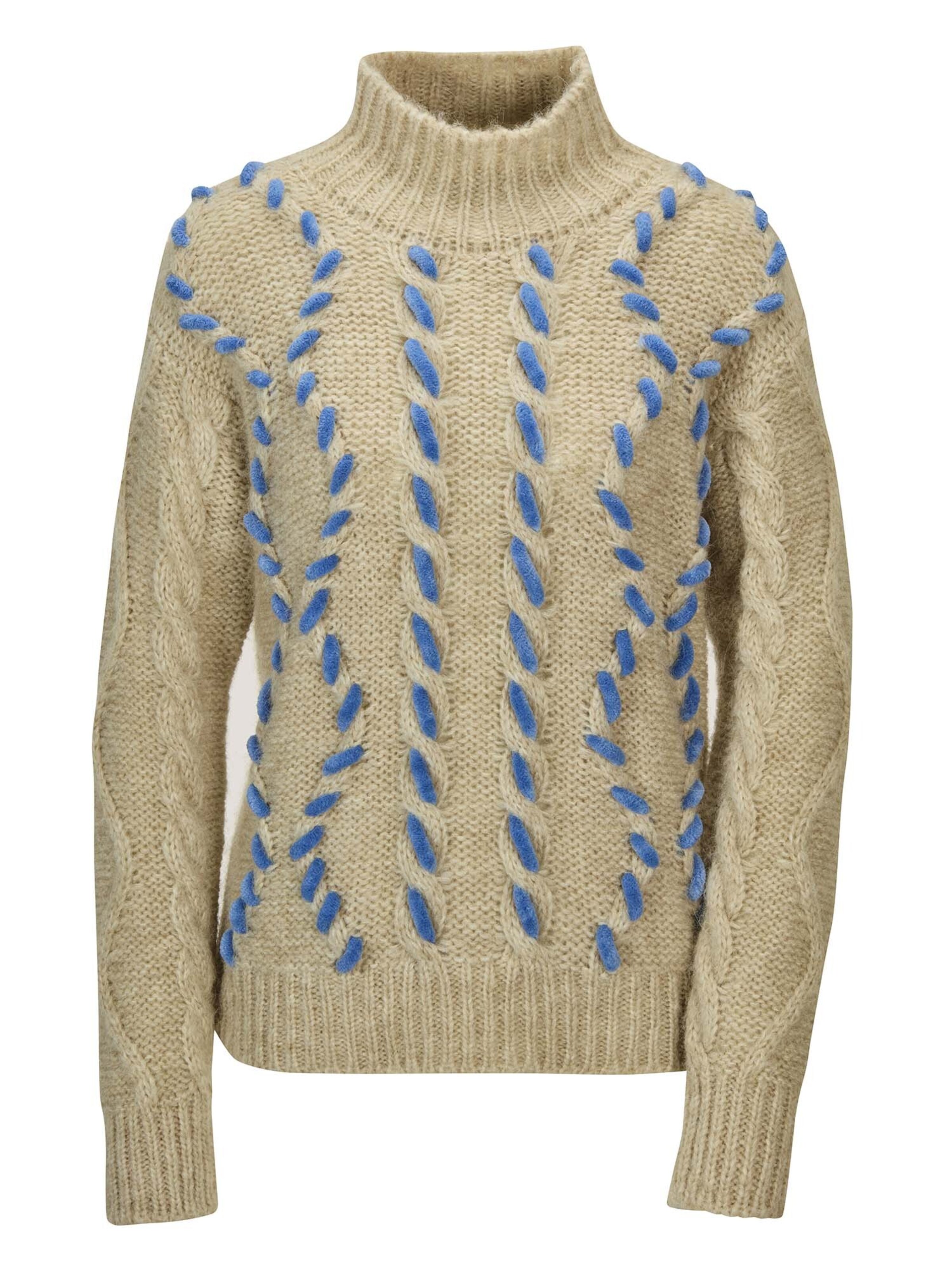 Pull-over MADELEINE en beige : devant