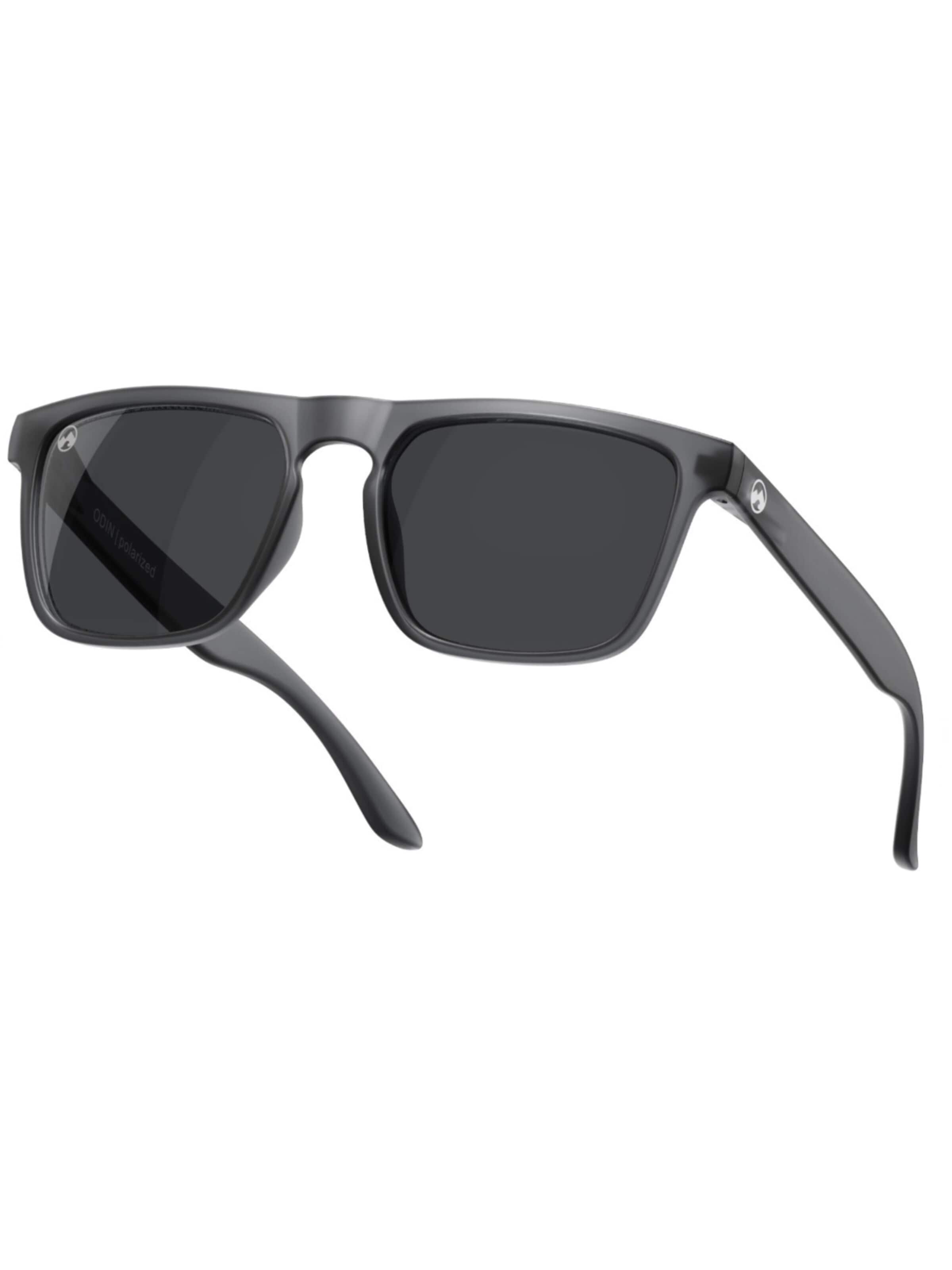 Lunettes de soleil sport 'MowMow Thor Sunglasses - Polarized - Men - Women - Black' Mowmow en gris : devant