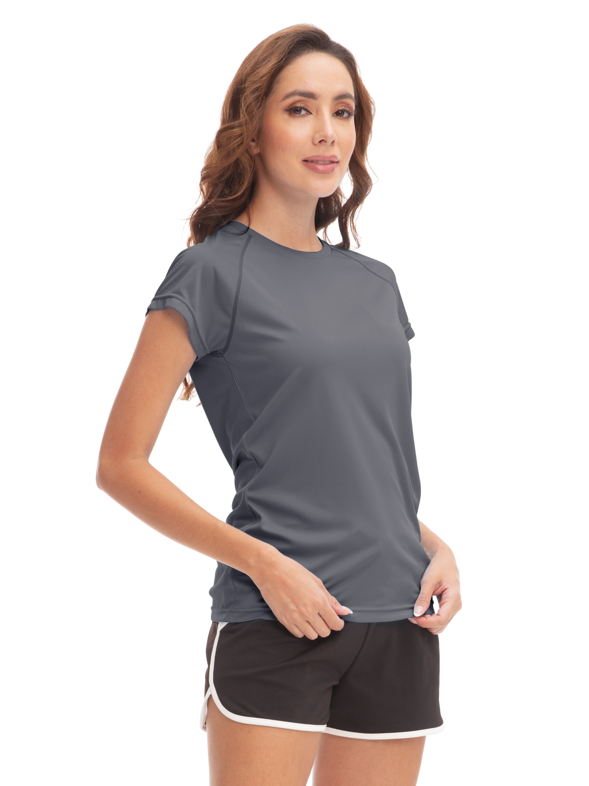 MEETWEE Sporttop in Grijs: voorkant
